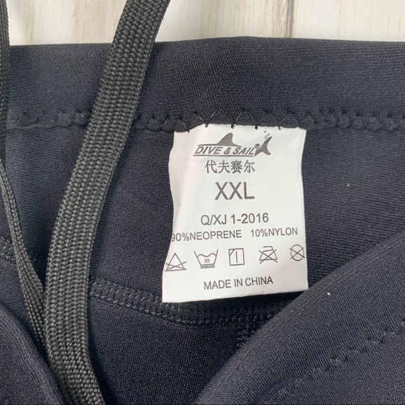 NWT Dive & Sail Black Neoprene Scuba Pants - Picture 2 of 7
